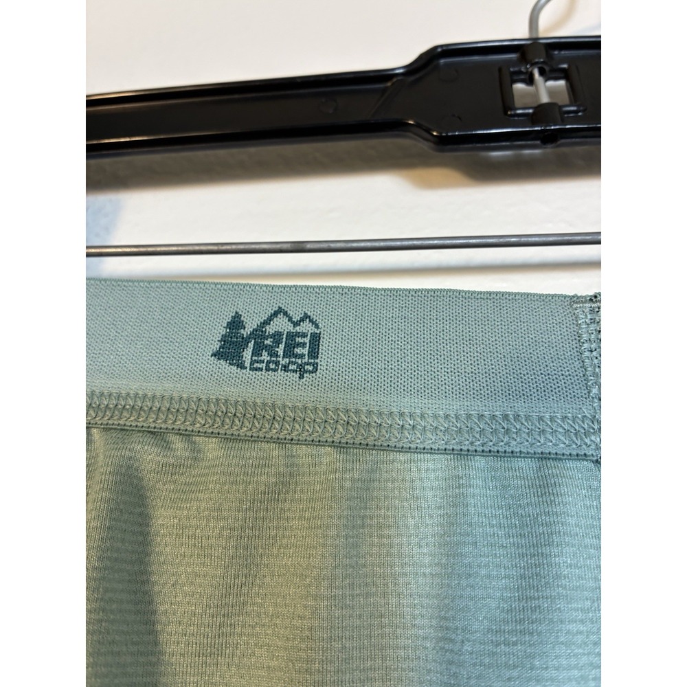 REI CO OP thermal Pants Sz 14/16 Green Outdoor Hiking Pull On - Picture 3 of 4